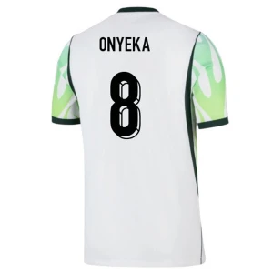 Maglia Calcio Nigeria 2026 Onyeka #8 Trasferta Uomo