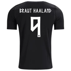 Maglia Calcio Norvegia Braut Haaland #9 Mondiali 2026 Trasferta Uomo