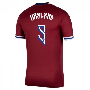 Maglia Calcio Norvegia Erling Haaland #9 2024 Prima Uomo