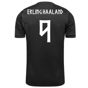 Maglia Calcio Norvegia Erling Haaland #9 Mondiali 2026 Trasferta Uomo