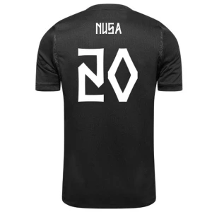 Maglia Calcio Norvegia Nusa #20 Mondiali 2026 Trasferta Uomo