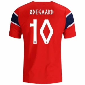 Maglia Calcio Norvegia Odegaard #10 Mondiali 2026 Prima Uomo