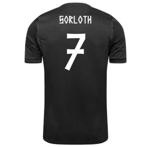 Maglia Calcio Norvegia Sorloth #7 Mondiali 2026 Trasferta Uomo