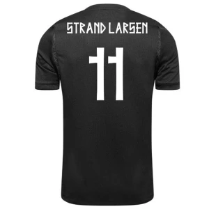 Maglia Calcio Norvegia Strand Larsen #11 Mondiali 2026 Trasferta Uomo