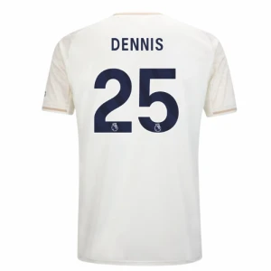 Maglia Calcio Nottingham Forest FC 2025-26 Dennis #25 Trasferta Uomo