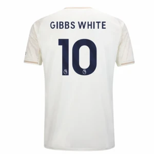 Maglia Calcio Nottingham Forest FC 2025-26 Gibbs White #10 Trasferta Uomo
