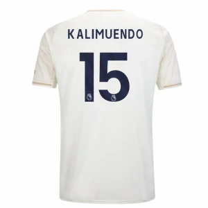 Maglia Calcio Nottingham Forest FC 2025-26 Kalimuendo #15 Trasferta Uomo
