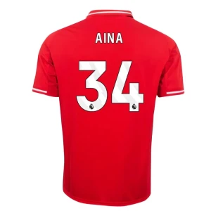 Maglia Calcio Nottingham Forest FC Aina #34 2025-26 Prima Uomo