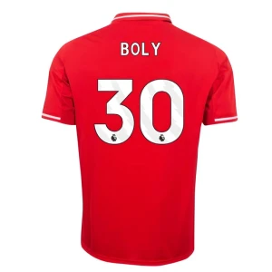 Maglia Calcio Nottingham Forest FC Boly #30 2025-26 Prima Uomo