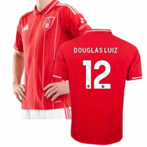Maglia Calcio Nottingham Forest FC Douglas Luiz #12 2025-26 Prima Uomo