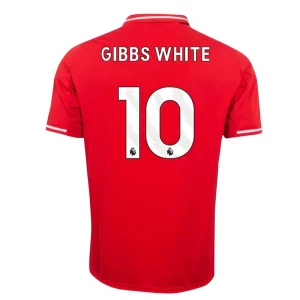 Maglia Calcio Nottingham Forest FC Gibbs White #10 2025-26 Prima Uomo