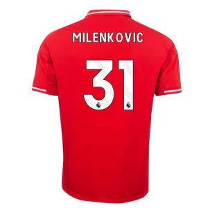 Maglia Calcio Nottingham Forest FC Milenkovic #31 2025-26 Prima Uomo