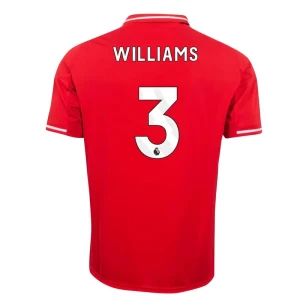 Maglia Calcio Nottingham Forest FC Williams #3 2025-26 Prima Uomo