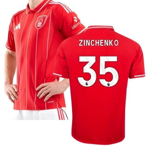Maglia Calcio Nottingham Forest FC Zinchenko #35 2025-26 Prima Uomo