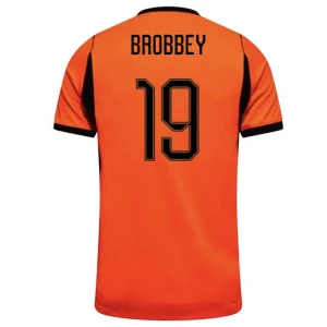 Maglia Calcio Olanda Brobbey #19 Mondiali 2026 Prima Uomo