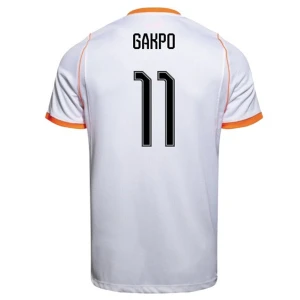 Maglia Calcio Olanda Cody Gakpo #11 Mondiali 2026 Trasferta Uomo