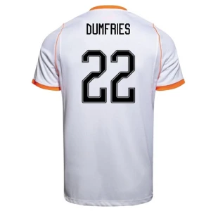 Maglia Calcio Olanda Dumfries #22 Mondiali 2026 Trasferta Uomo