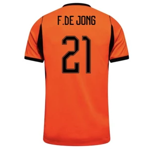 Maglia Calcio Olanda Frenkie de Jong #21 Mondiali 2026 Prima Uomo