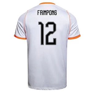 Maglia Calcio Olanda Frimpong #12 Mondiali 2026 Trasferta Uomo