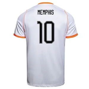 Maglia Calcio Olanda Memphis Depay #10 Mondiali 2026 Trasferta Uomo