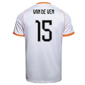 Maglia Calcio Olanda Van De Ven #15 Mondiali 2026 Trasferta Uomo