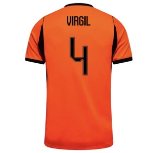 Maglia Calcio Olanda Virgil van Dijk #4 Mondiali 2026 Prima Uomo