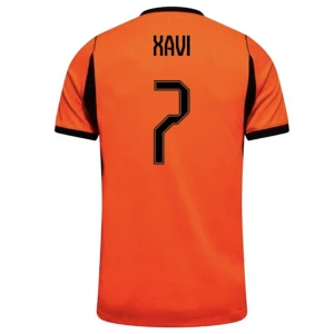 Maglia Calcio Olanda Xavi #7 Mondiali 2026 Prima Uomo
