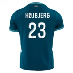 Maglia Calcio Olympique de Marseille 2024-25 Hojbjerg #23 Trasferta Uomo