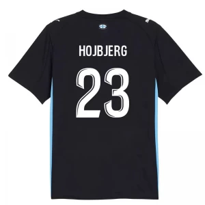 Maglia Calcio Olympique de Marseille 2025-26 Hojbjerg #23 Trasferta Uomo