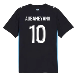Maglia Calcio Olympique de Marseille 2025-26 Pierre-Emerick Aubameyang #10 Trasferta Uomo