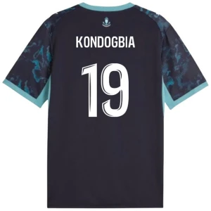 Maglia Calcio Olympique de Marseille 2026-27 Kondogbia #19 Trasferta Uomo
