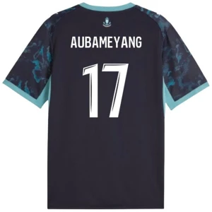 Maglia Calcio Olympique de Marseille 2026-27 Pierre-Emerick Aubameyang #17 Trasferta Uomo