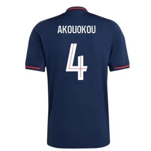Maglia Calcio Olympique Lyonnais 2025-26 Akouokou #4 Trasferta Uomo