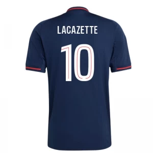 Maglia Calcio Olympique Lyonnais 2025-26 Alexandre Lacazette #10 Trasferta Uomo