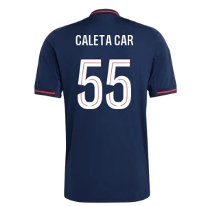 Maglia Calcio Olympique Lyonnais 2025-26 Caleta Car #55 Trasferta Uomo
