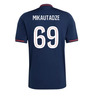 Maglia Calcio Olympique Lyonnais 2025-26 Georges Mikautadze #69 Trasferta Uomo