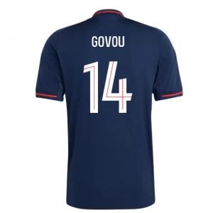 Maglia Calcio Olympique Lyonnais 2025-26 Govou #14 Trasferta Uomo