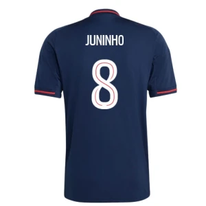 Maglia Calcio Olympique Lyonnais 2025-26 Juninho #8 Trasferta Uomo