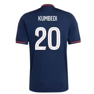Maglia Calcio Olympique Lyonnais 2025-26 Kumbedi #20 Trasferta Uomo