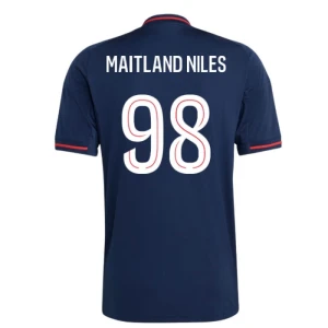 Maglia Calcio Olympique Lyonnais 2025-26 Maitland Niles #98 Trasferta Uomo