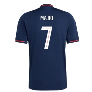 Maglia Calcio Olympique Lyonnais 2025-26 Majri #7 Trasferta Uomo