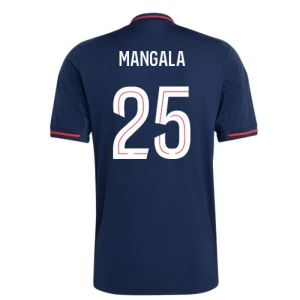 Maglia Calcio Olympique Lyonnais 2025-26 Mangala #25 Trasferta Uomo