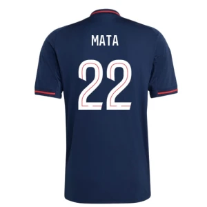 Maglia Calcio Olympique Lyonnais 2025-26 Mata #22 Trasferta Uomo