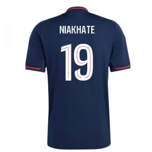 Maglia Calcio Olympique Lyonnais 2025-26 Niakhate #19 Trasferta Uomo