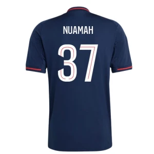 Maglia Calcio Olympique Lyonnais 2025-26 Nuamah #37 Trasferta Uomo