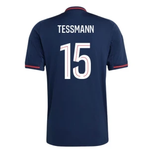 Maglia Calcio Olympique Lyonnais 2025-26 Tessmann #15 Trasferta Uomo