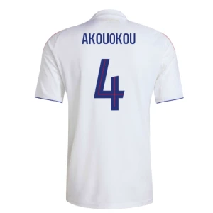 Maglia Calcio Olympique Lyonnais Akouokou #4 2025-26 Prima Uomo