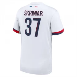 Maglia Calcio Paris Saint-Germain PSG 2024-25 Skriniar #37 Trasferta Uomo
