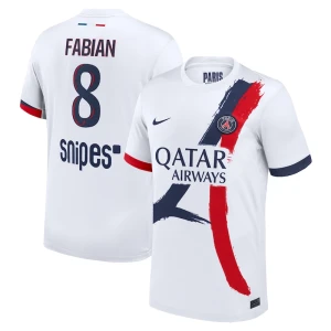 Maglia Calcio Paris Saint-Germain PSG 2025-26 Fabian #8 Trasferta Uomo