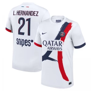 Maglia Calcio Paris Saint-Germain PSG 2025-26 L. Hernandez #21 Trasferta Uomo